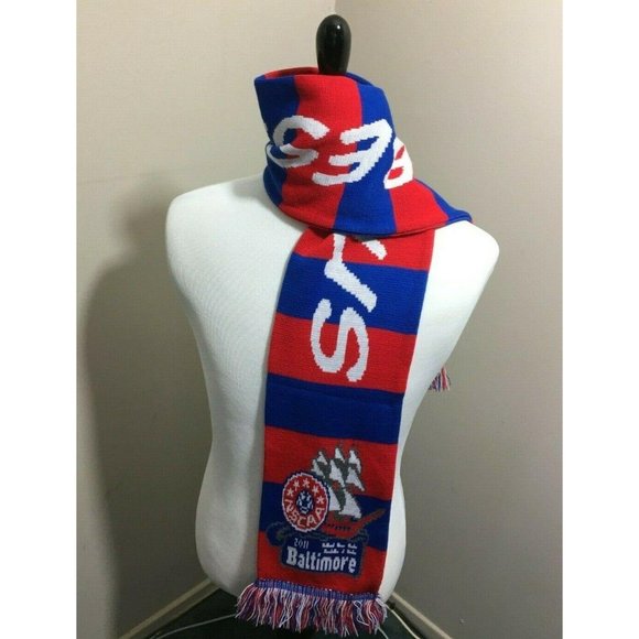 Baltimore Futbol Soccer Club Scarf 2011 NSCAA Red - Picture 6 of 6